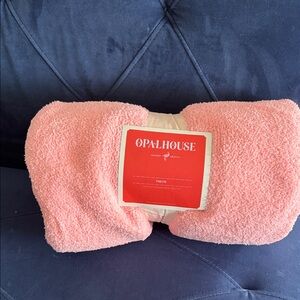 Opalhouse Blush Pink Cozy Throw